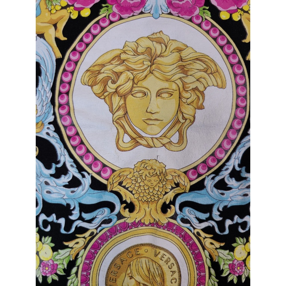 Versace Shirt Kids Unisex 4 Black Graphic Medusa Tee Short Sleeve Designer - Picture 8 of 8